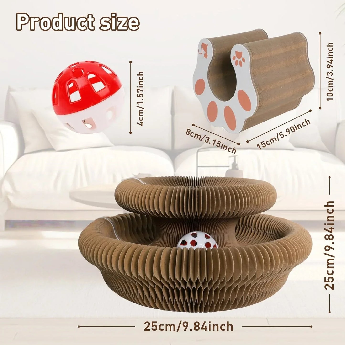 NeatPaws™ Cat Scratch & Play Toy