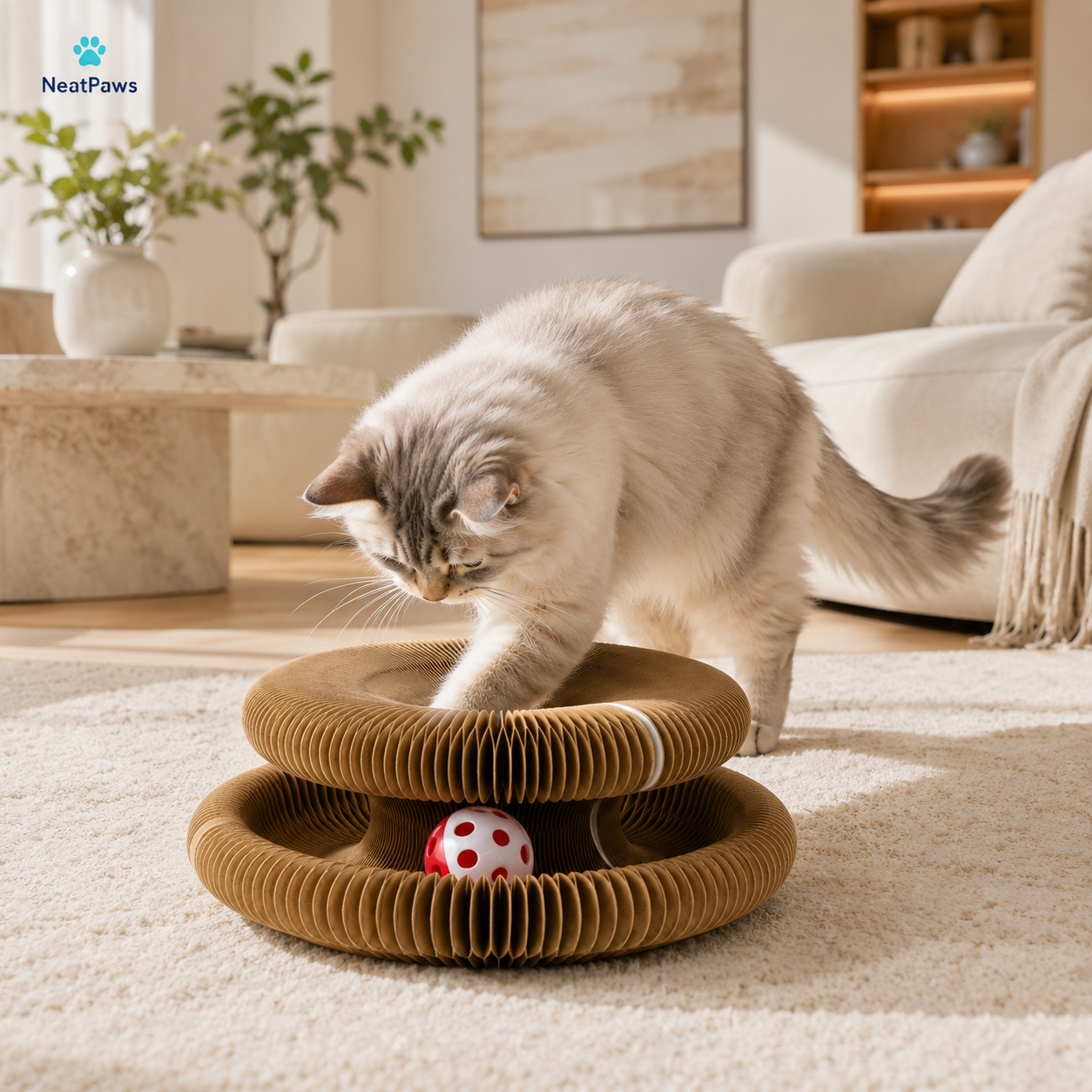 NeatPaws™ Cat Scratch & Play Toy