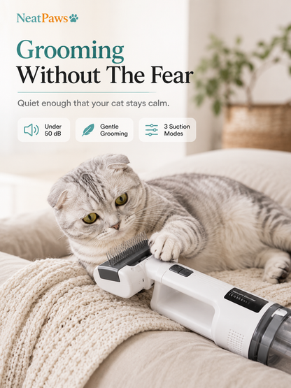 NeatPaws™ Premium Electric Cat Grooming Kit