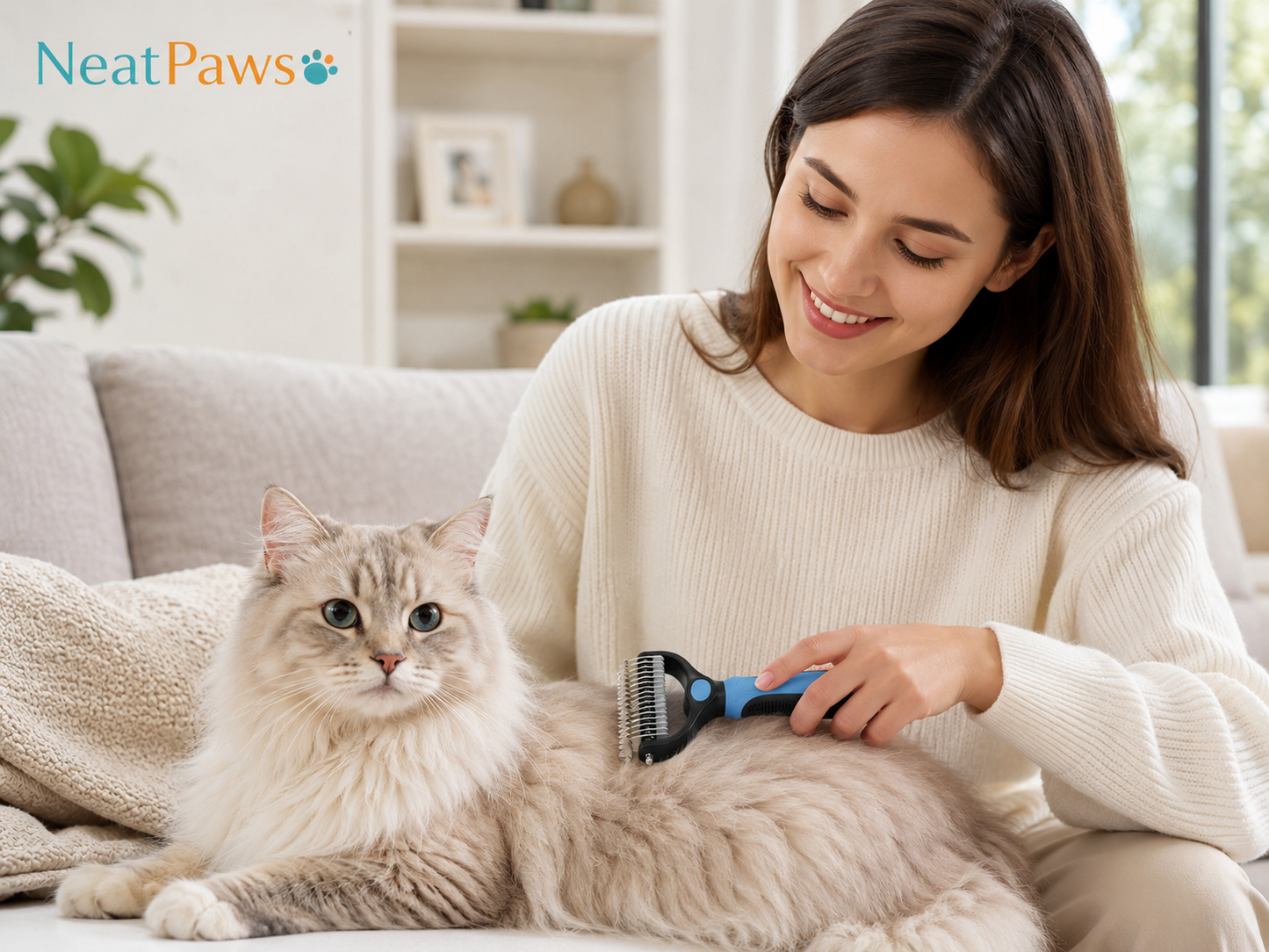 NeatPaws™ Deshedding Brush & Comb Set