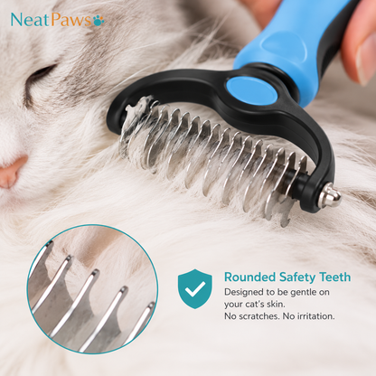 NeatPaws™ Deshedding Brush & Comb Set