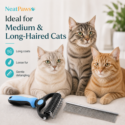 NeatPaws™ Cat Deshedding Tool